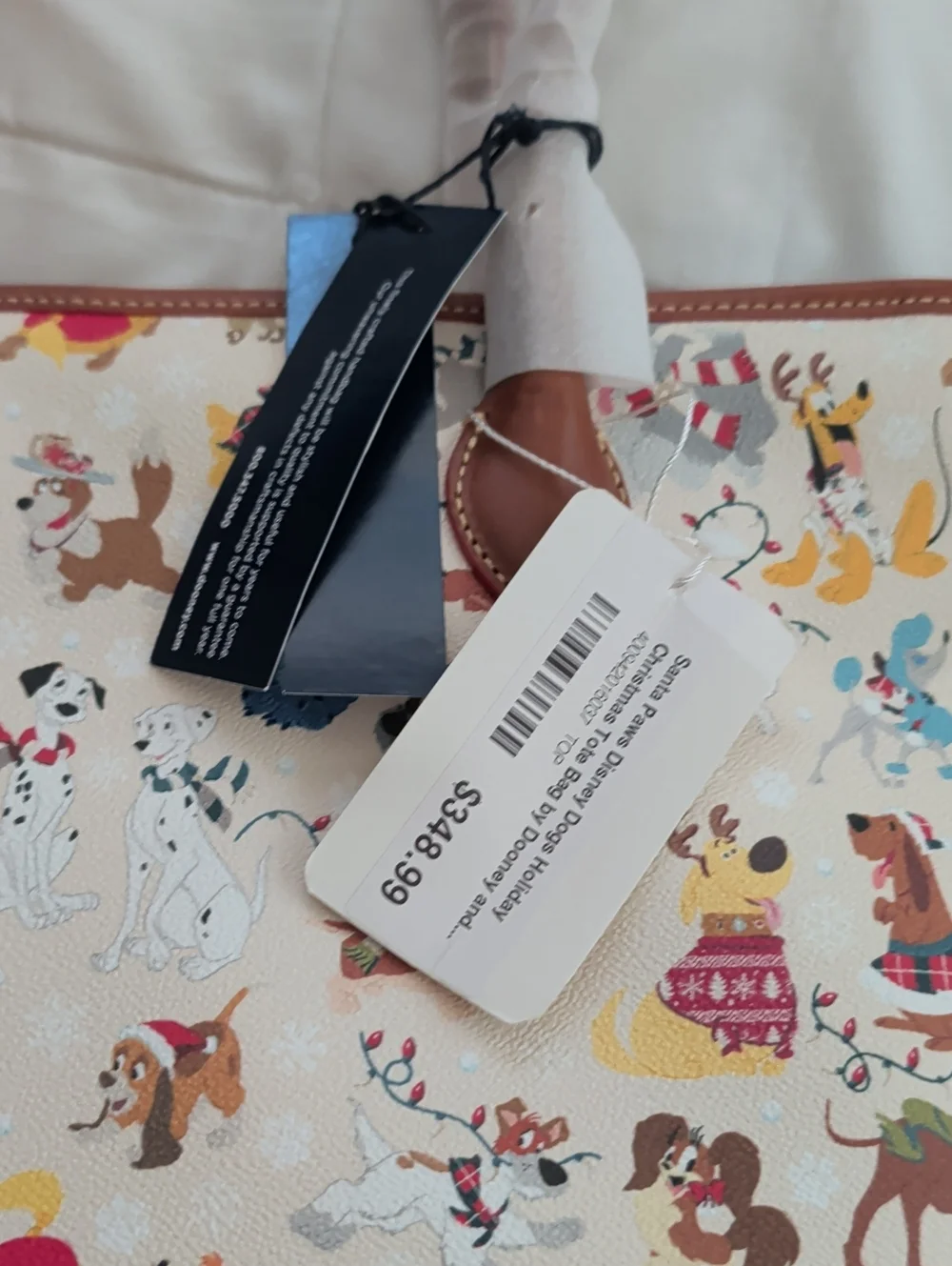 NWT 2021 Dooney & Bourke Disney Santa Tails Holiday Tote/Purse
